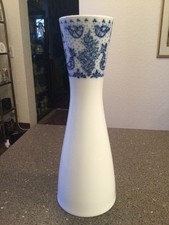 Rosenthal Vase Form 2000 Design Idyll Björn Wiinblad 25 cm blau