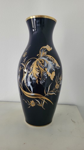 Große bavaria vase - große, kobaltblau