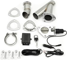 Proparts Klappenauspuff 76 mm Auspuffklappe Elektrisch Edelstahl ByPass Neu !