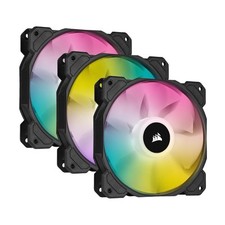 3X Corsair iCUE SP120 RGB ELITE 120-mm-PWM-Leistungslüfter für Desktop