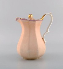 Antike Bing & Grøndahl Schokoladenkanne aus Porzellan. Seltenes Modell. 1870e...