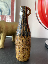 Mari Simmulson Upsala-Ekeby, Schweden, 1960 Eritrea Vase mit Originalaufkleber