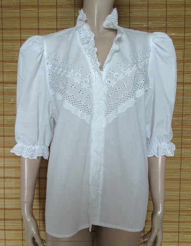 Weisse trachtenbluse spitze - weisse,