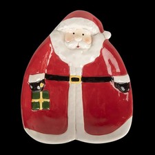 Festlich Weihnachtsmann Teller Dekoration Weihnachten vintage