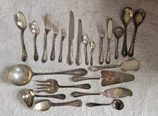 Silberbesteck Besteckset Orfèvrerie Wiskemann Besteck versilbert 8,5 Kilo