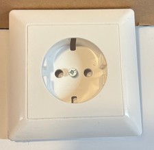 Jung AS1520PLWW Abdeckung für SCHUKO®-Steckdosen, Duroplast, Serie AS