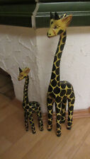 Set 2 Stk Giraffenfiguren  Tierfigur Safari Afrika Giraffe Deko