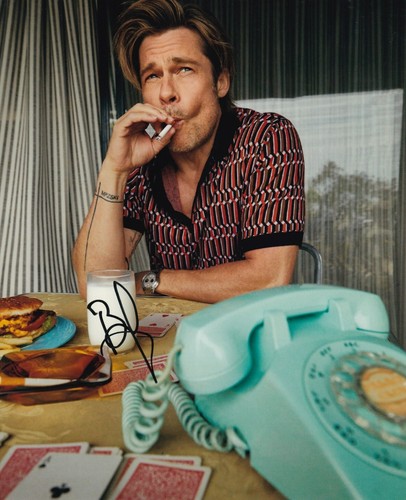 Brad pitt signed - signed, autogramm
