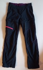 QUECHUA Zip-Off-Hose Wanderhose Kinder Gr. 152/158, 12-13 Jahre, unisex, schwarz