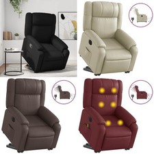 Massagesessel  Relaxsessel mit Aufstehhilfe Elektrisch Kunstleder Mehrere Farben
