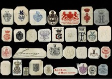 Konvolut briefsiegel wappen - konvolut, /