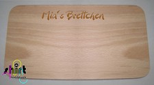 HB 26 - Name Wunschname Holzbrett Holzbrettchen Lasergravur Frühstücksbrettchen