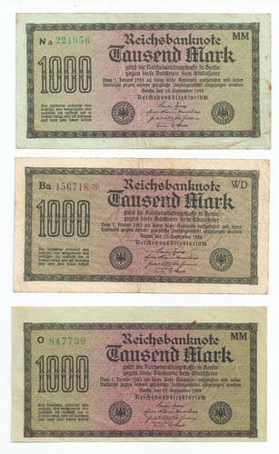 Deutsche inflationsgeld 1922 - 1922,