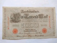 Reichsbanknote 1000 Mark 1910