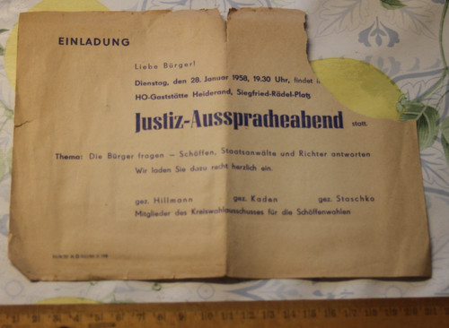 Papier schreiben ddr dresden - schreiben,