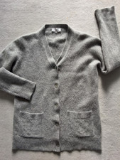 Jacke Strickjacke Gr. M hellgrau Kaschmir 100 % cashmere Department