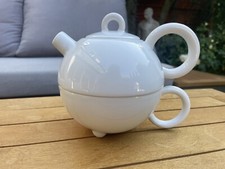 Arzberg TEA FOR ONE Porzellan Teekanne + Tasse , Matteo Thun Design Memphis Ära