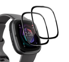2X 3D Schutzglas für Fitbit