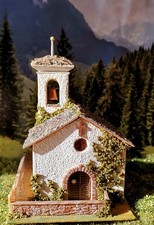 Faller Holz 241 Kirche Sils Maria alt antik 50er Jahre mit roter Nummer