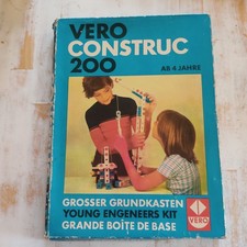Vero Construc 200 - Großer Grundkasten - DDR - Baukasten - Kinderspielzeug - Alt