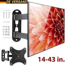 TV Wandhalterung Wandhalter LCD LED Fernseher 14-43 Zoll schwenkbar neigbar