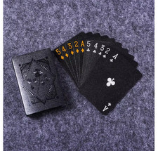 Black gold playing - cards, –