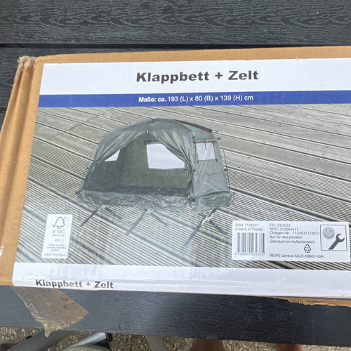Klappbett zelt set - klappbett, camping