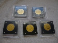 5x Goldmünze 1/200 Unze oz
