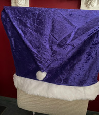 Stuhlhussen Weihnachten Samt in vielen tollen Farben