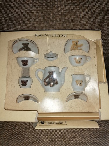 Steiff mini porzellan set - steiff, mini-porzellan-set