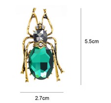Brosche Käfer Insekt  Glas
