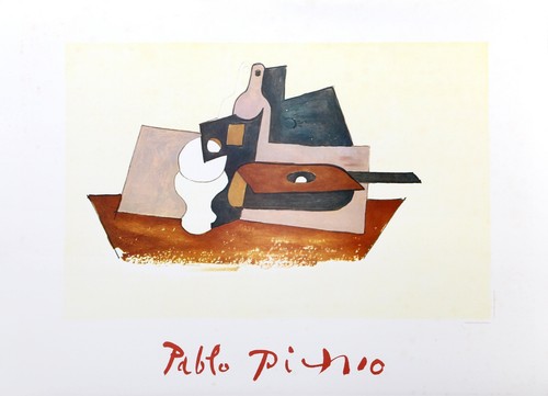 Pablo picasso gitarren - pablo, verre