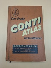 CONTI Atlas für Kraftfahrer Deutsches Reich 17.Auflage Ostpreußen Reichsautobahn