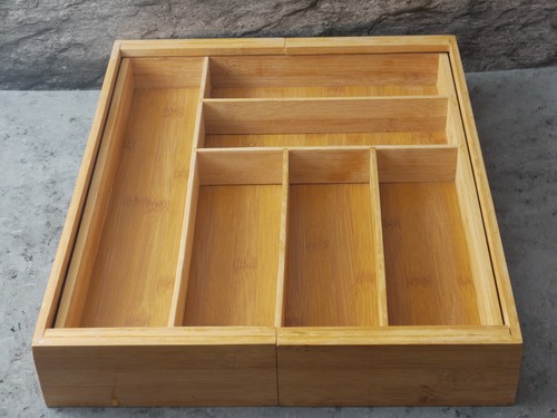 Ausziehbarer besteckkasten aus - ausziehbarer,
