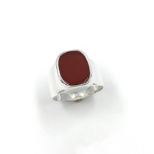 925 Silber Ring roter Karneol