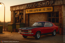 1:18 MCG - 1970 Ford Capri MKI Rot - Ersatzteile - Spare Parts