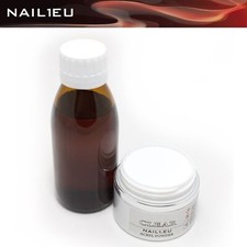 Acryl Set: Liquid 100ml+41g Acryl-Pulver klar NAIL1.EU CLEAR/ Acryl-Puder Powder