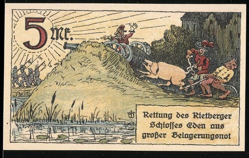 Notgeld rietberg 1921 mark - 1921,, 5