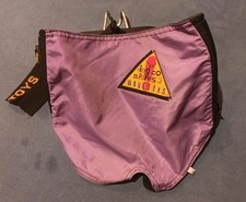 SURFING: Sitztrapez Gr. M / Wavetoys / Schwarz-Lila-grau