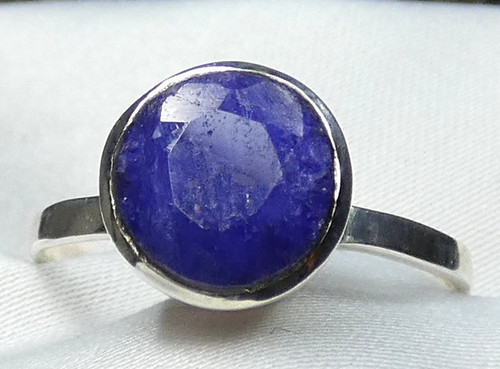 Runder saphir ring - 💙, 925