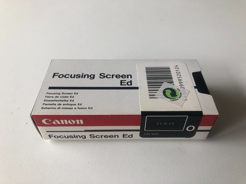 Canon focusing screen typ o - canon,