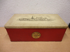 60er Jahre Blechdose Teekanne Motiv Düsseldorf Werbung Dose 60s Vintage