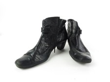 Paul Green Damenschuhe Stiefel schwarz 38 | 5 Boots Stiefelette Leder (17619)