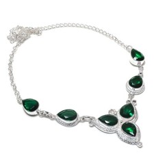 Handgefertigte Chromdiopsid