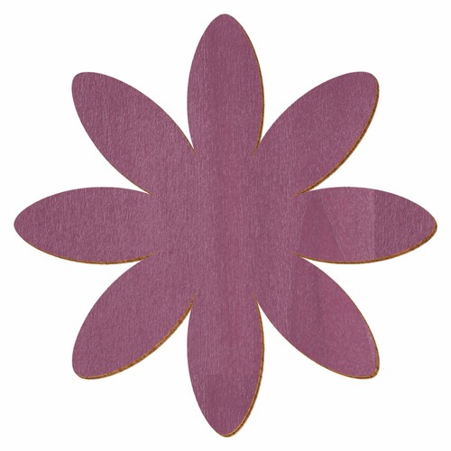 Violette holz margerite - holz, deko