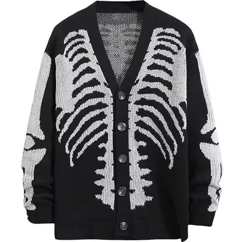 Knopfleiste strickjacke damen - knopfleiste,