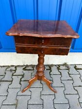 ANTIKER BEISTELLTISCH NÄHTISCH UM 1860 MAHAGONI LOUIS PHILIPPE