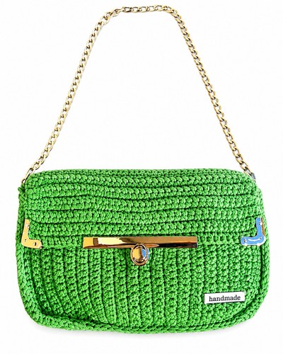 Handgehäkelte handtasche - handgehäkelte,