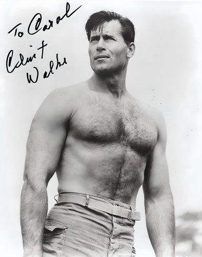 Clint walker signiertes foto - signiertes,