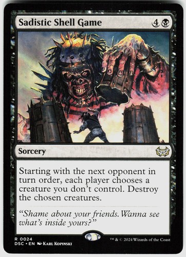 Mtg sadistic shell - -,